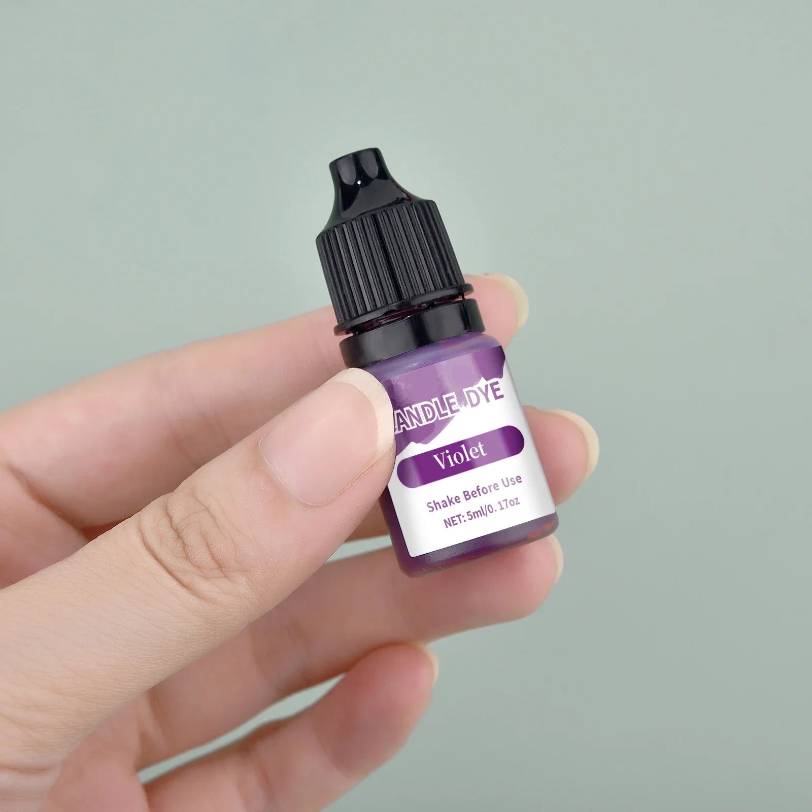 5ml (0.17 fl oz) Candle Dye Liquid Colorant – Non-Toxic High-Concentration Pigment for Soy Wax, Soap & Candle Making