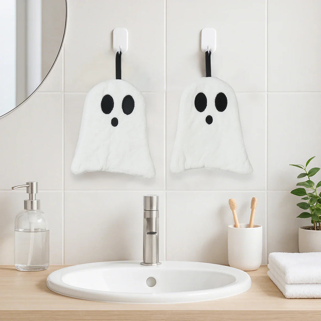 2-Pack Black Cat Hand Towels – Cute Halloween Kitchen & Hand Towels, Super Absorbent