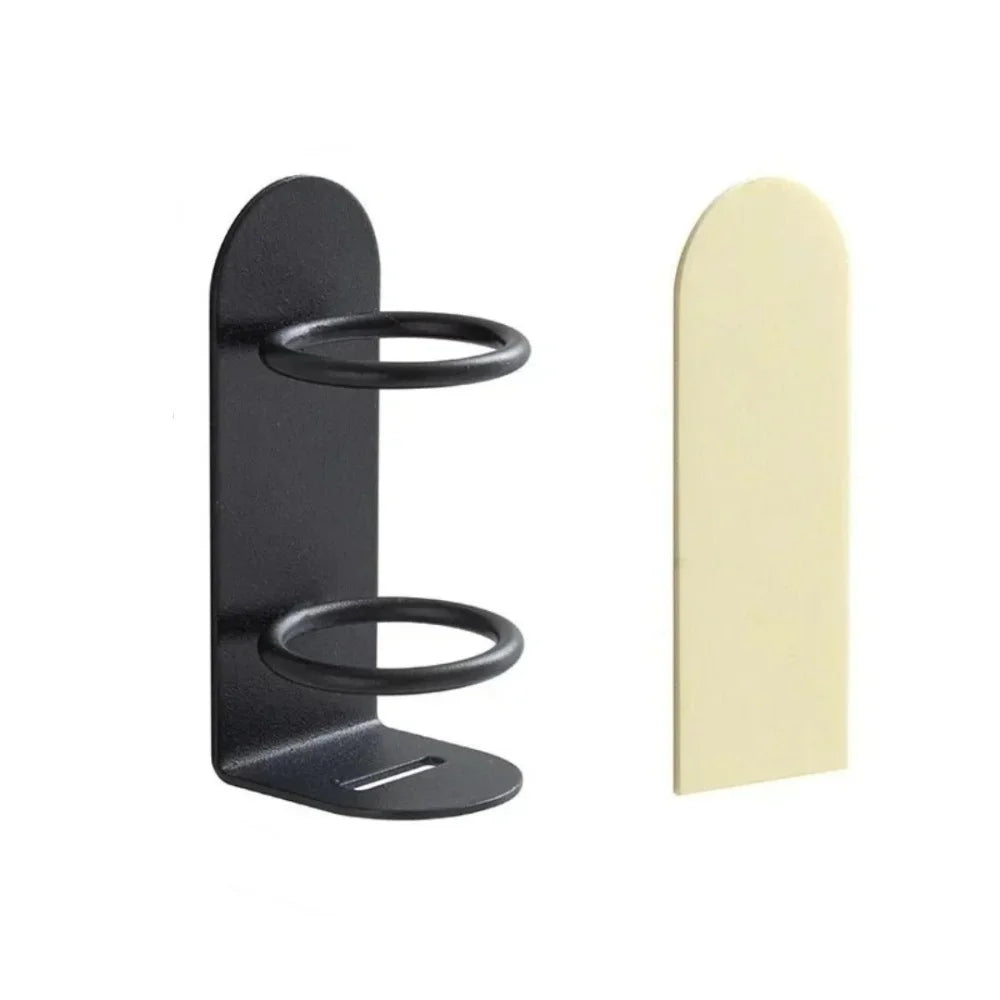 Wall-Mounted Toothbrush and Razor Holder Punch-Free Electric Toothbrush Organizer with Storage Shelf