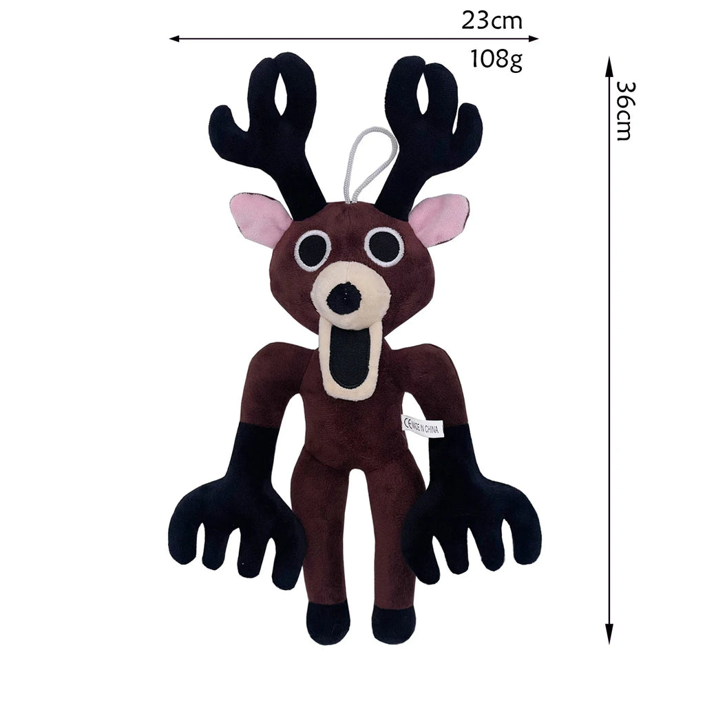 Milu Deer Plush Pillow - Cute Cartoon Stuffed Animal Toy & Room Decor Gift