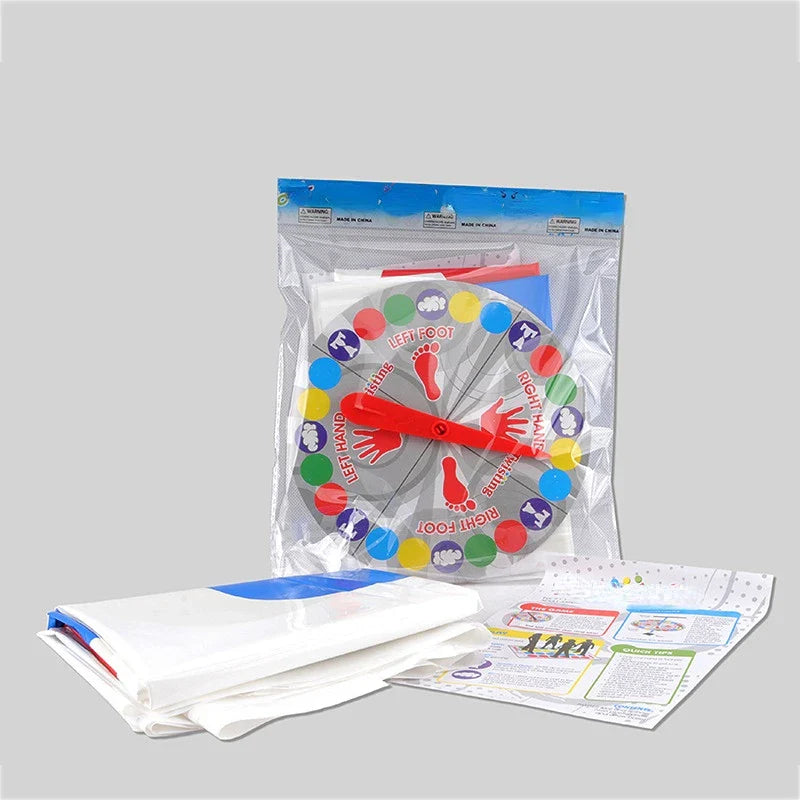 Twist Game Mat Indoor Outdoor Interactive Family Party Game for Kids and Adults - Balance & Movement Twisting Game