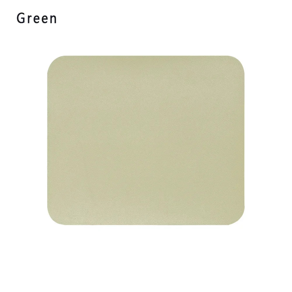 Universal Anti-Slip Leather Mouse Pad – 9.06 x 7.87 x 0.08 in (230 x 200 x 2 mm) Waterproof Desk Cushion for Gaming & Office
