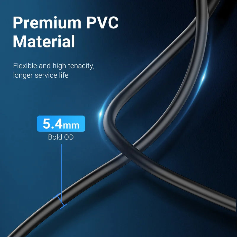 USB 3.0 Extension Cable (Male to Female) – 5Gbps High-Speed USB-A Data & Charging Cord for Smart TV, PS4, Xbox One, PC, Printers