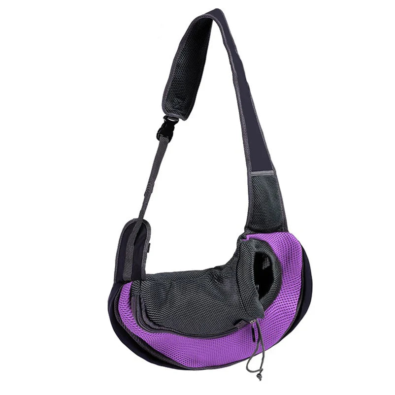Crossbody Pet Carrier Sling Backpack – Breathable Thickened Nylon for Small Dogs & Cats