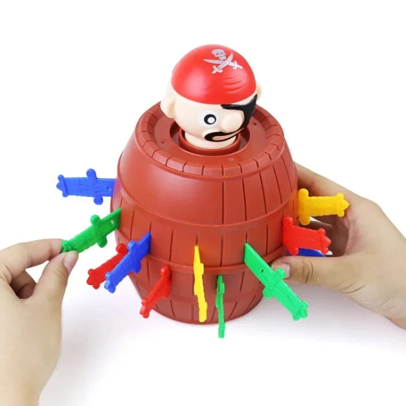 Jumping Pirates Board Game - Montessori Family & Party Game for Kids and Adults, Fun Lucky Toy Gift