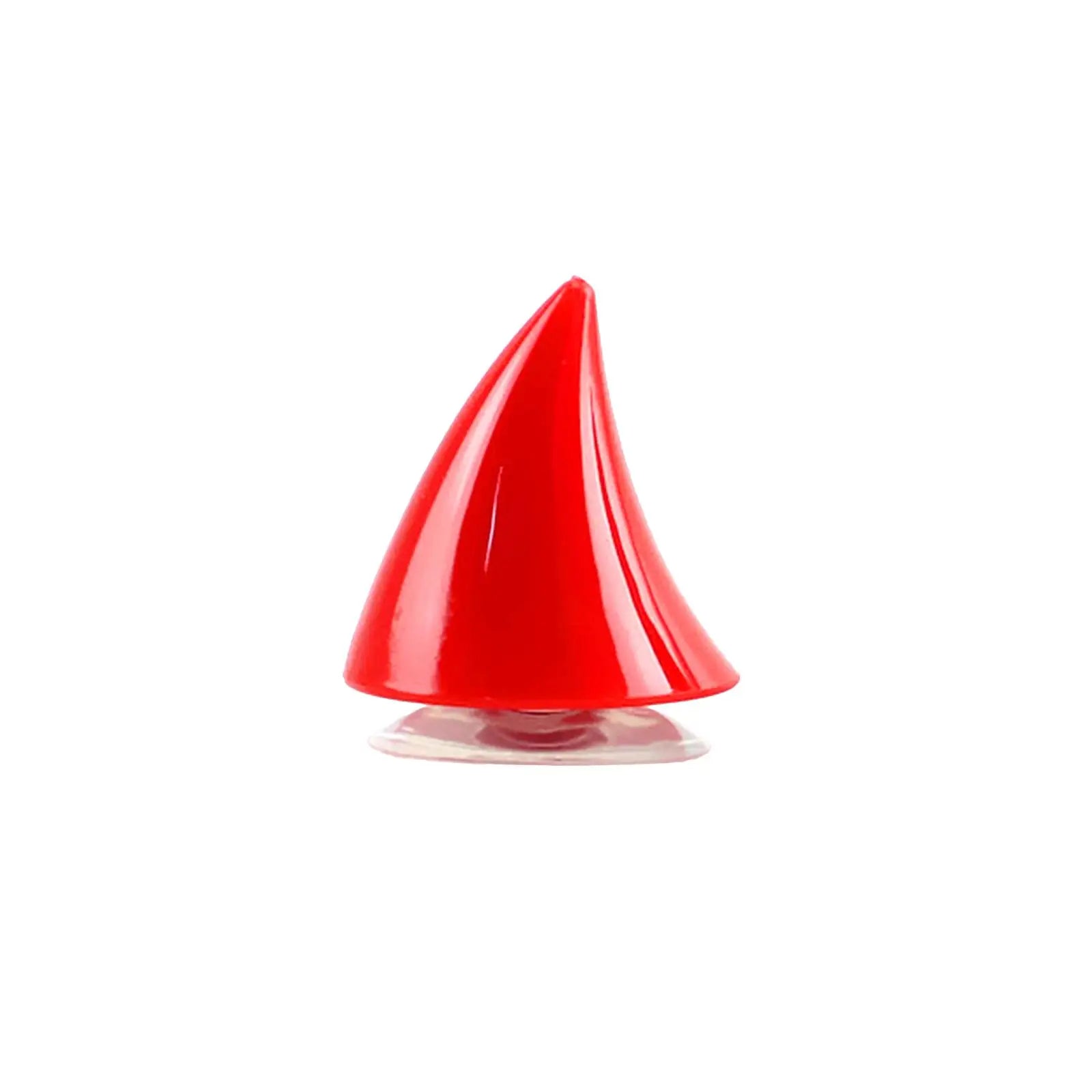 Rubber Devil Horn Helmet Sticker with Suction Cup - Removable Motorcycle & Bicycle Helmet Decor