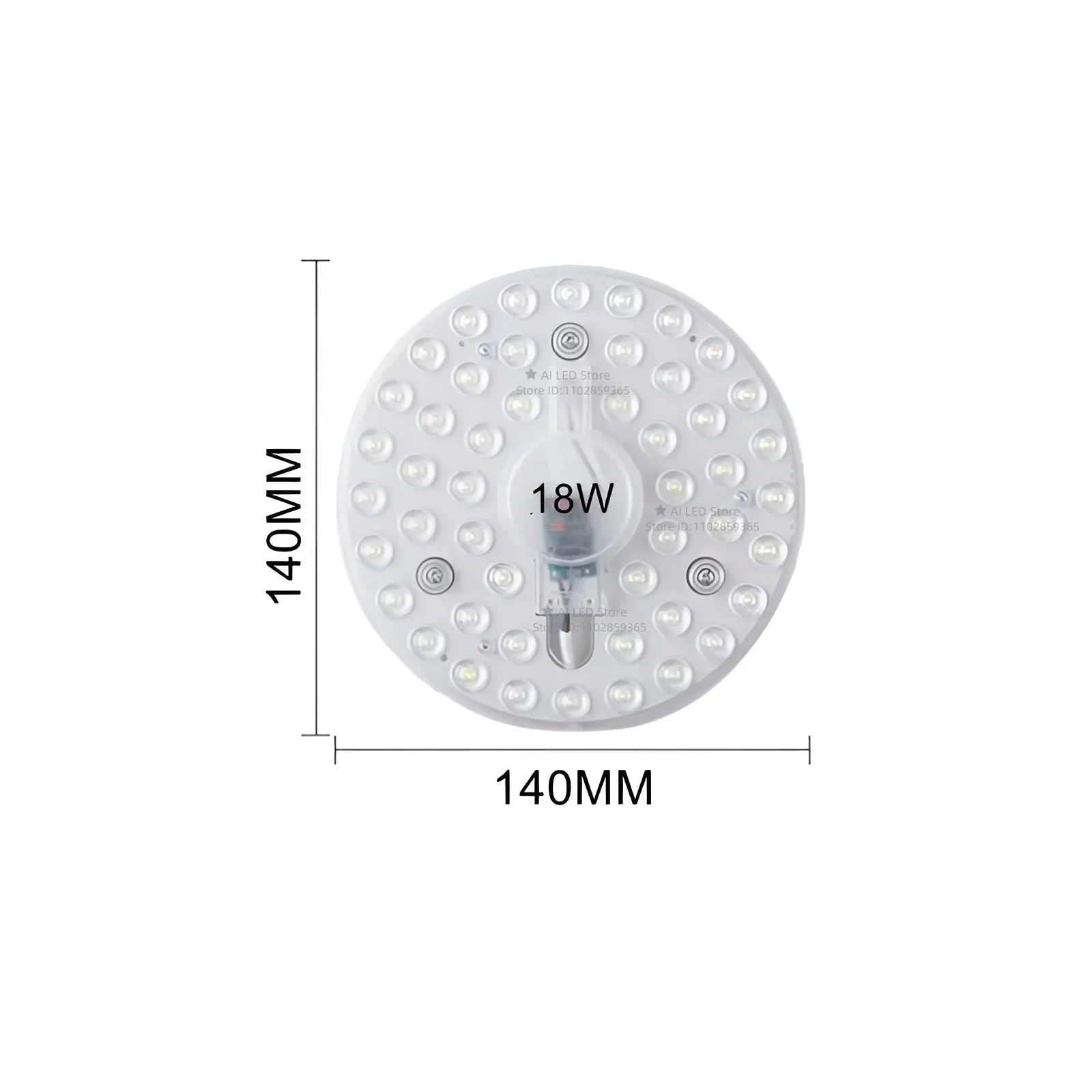 Round LED Panel Ceiling Light 12W–60W AC 220–240V Circular Flush Mount Lamp