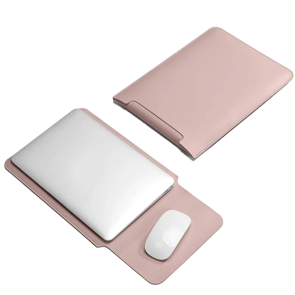 PU Laptop Sleeve for 11–16 Inch Notebooks — 13.3/14/15/15.6/16-Inch Protective Notebook Case