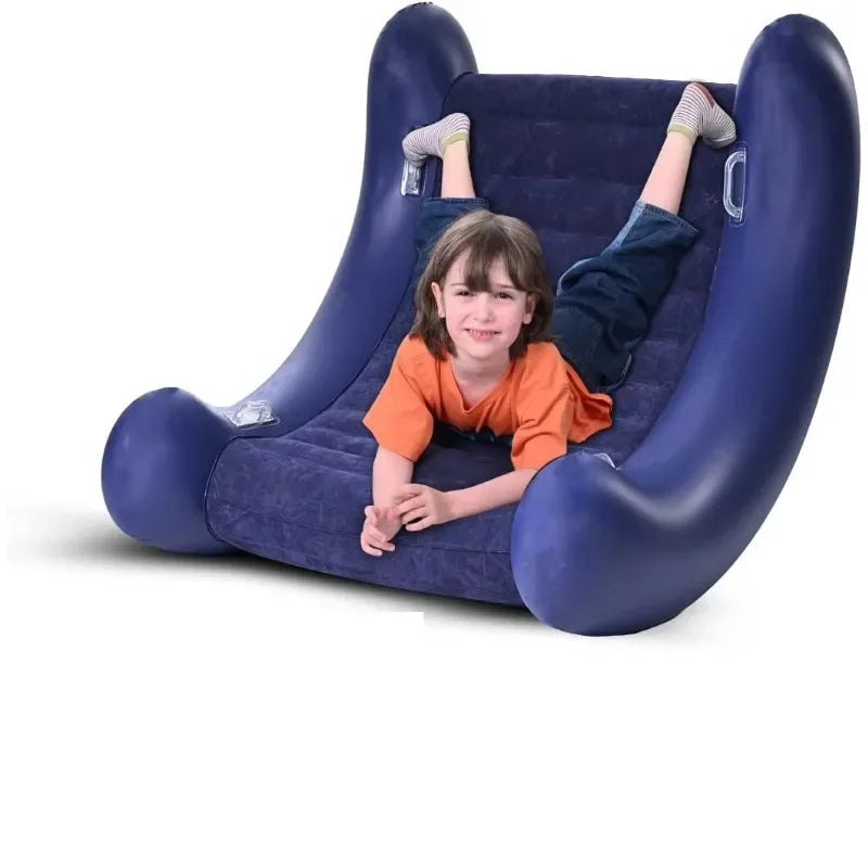Kids Inflatable Air Cloud Rocking Chair - Sensory Sofa for Children with Autism & ADHD