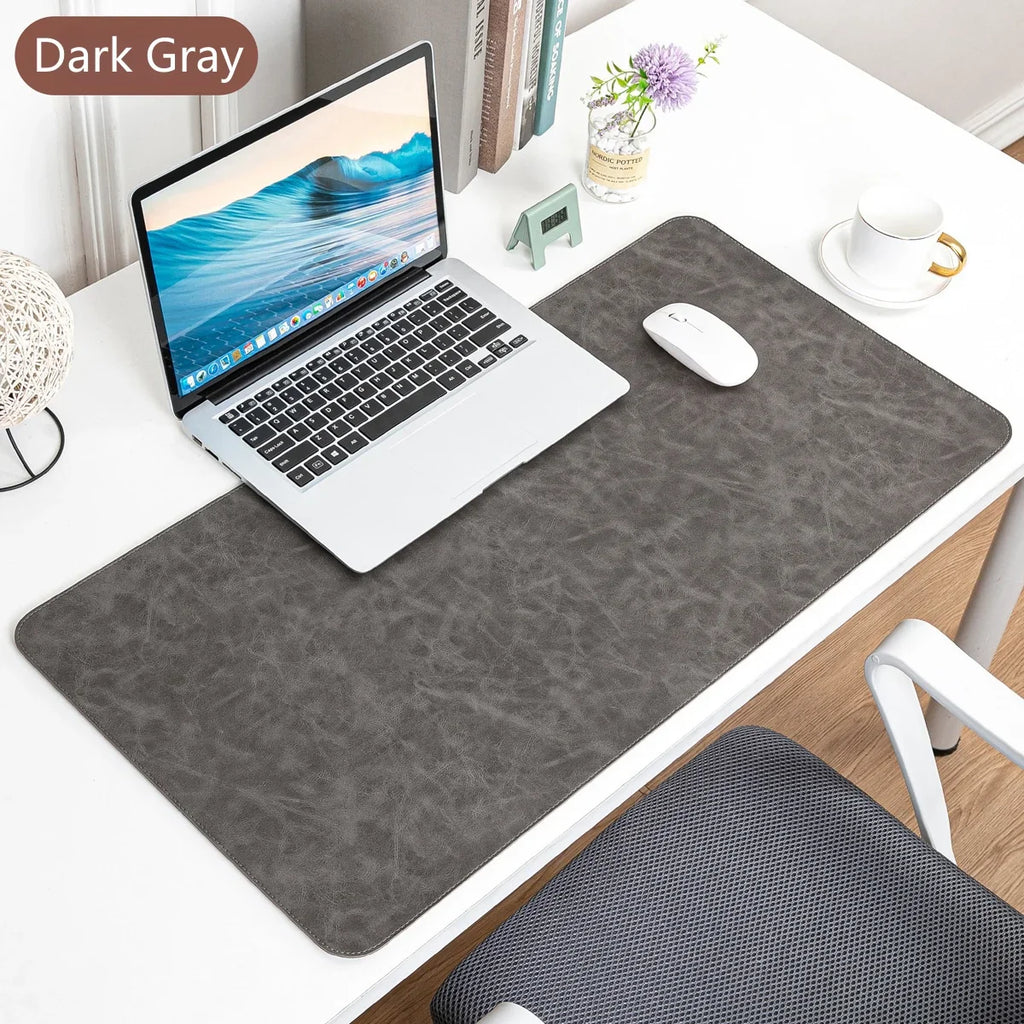 Waterproof PU Desk Mat – Large Non-Slip Mouse Pad & Keyboard Protector for Laptop and Computer