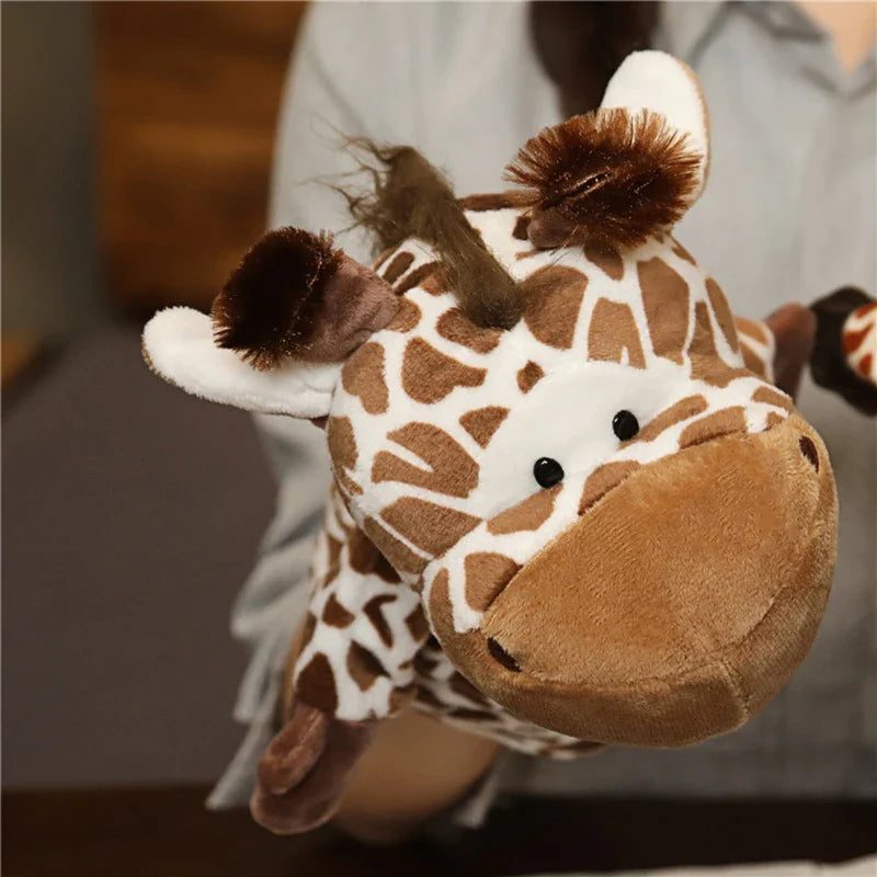 Cartoon Hand & Finger Plush Puppets — Soft Hand Puppet for Kids Party Favors & Family Fun