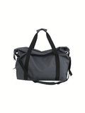Large Capacity Lightweight Travel & Gym Duffel - Nylon Handheld One-Shoulder Crossbody Bag