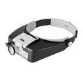 LED Headband Magnifying Glasses with Adjustable LED Light 10X Illuminated Loupe for Jewelry, Watch Repair & Reading