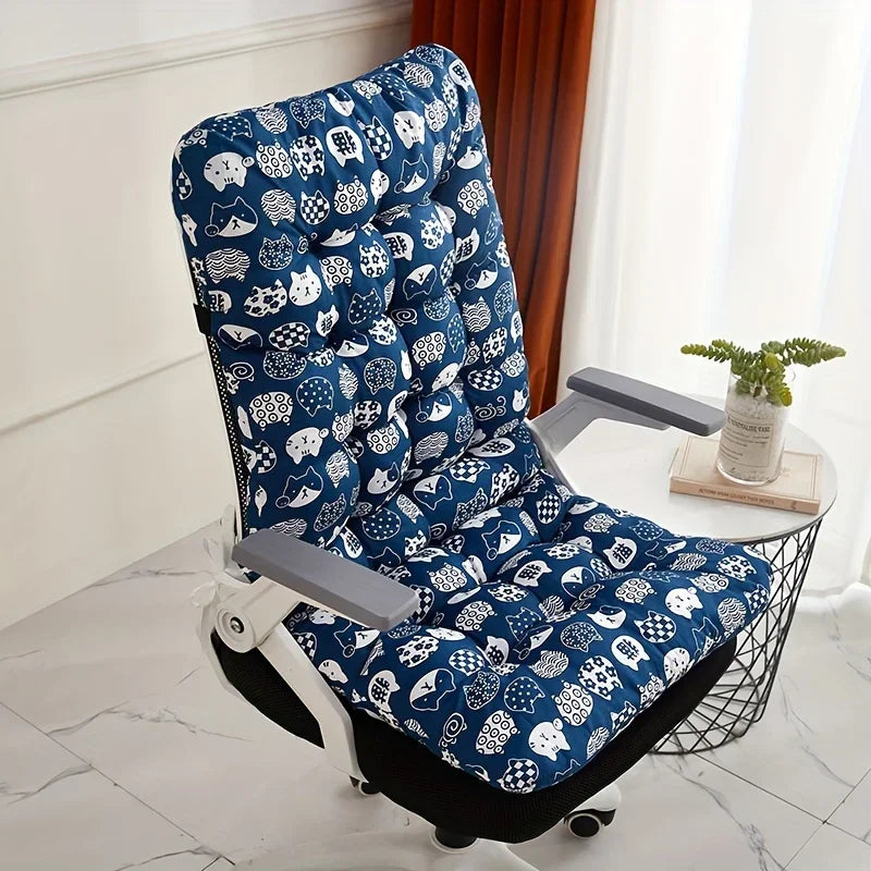 Ergonomic Lumbar Seat Cushion with Backrest Support for Office, Home & Car