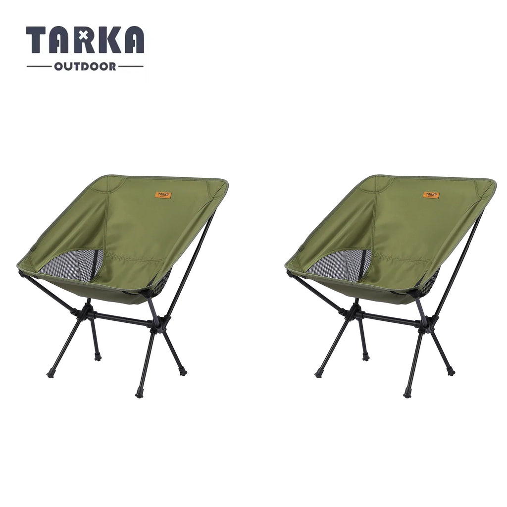 2-Pack Foldable Camping Chairs Lightweight Portable Folding Chairs for Backpacking, Travel, Fishing, Garden & Balcony