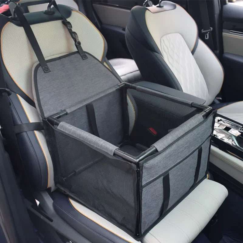 Waterproof Travel Dog Car Seat Hammock – Pet Carrier for Small & Medium Dogs (15.4 x 15.4 x 10.6 in / 39 x 39 x 27 cm)