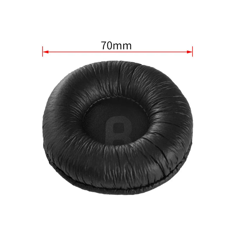 1-Set Replacement Leather Ear Pads & Headband Cushion for Over-Ear Headphones