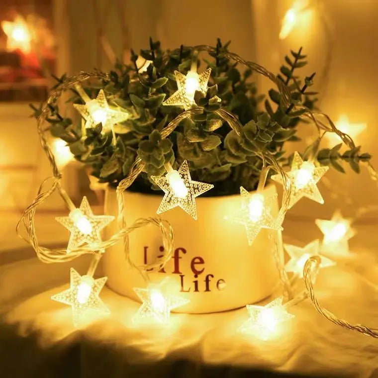 Battery Operated LED Crystal Ball String Lights – 10/20/40/80 LED, 1–10 m (3–33 ft) Fairy Garland for Holiday, Christmas & Home Decor