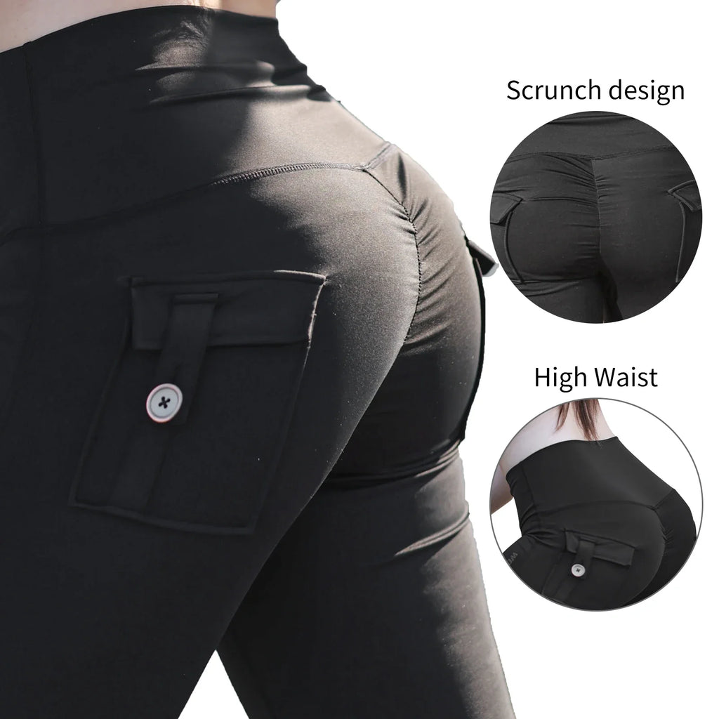 Women's High-Waist Motorcycle Riding Pants with Removable Knee Pads, Reflective Commuter & Fitness Trousers