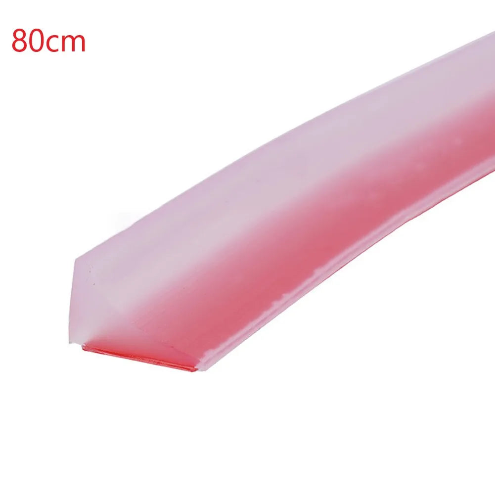 Silicone Shower & Kitchen Water Barrier Strip – Water Stopper Seal, 30/50/80/100/200 cm (11.8–78.7 in) – Transparent/Grey/Black/White