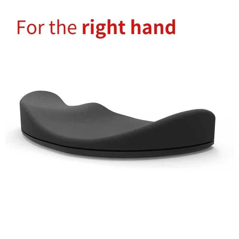 Ergonomic Silicone Gel Wrist Rest Mouse Pad — Non-Slip Support for Office & Gaming (10 x 4 x 1.7 cm / 3.9 x 1.6 x 0.7 in)