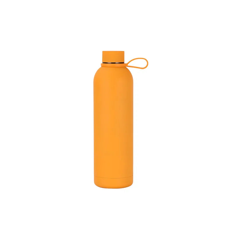 Personalized Stainless Steel Vacuum Water Bottle 17oz (500ml), Custom Name Laser Engraved Sports Tumbler