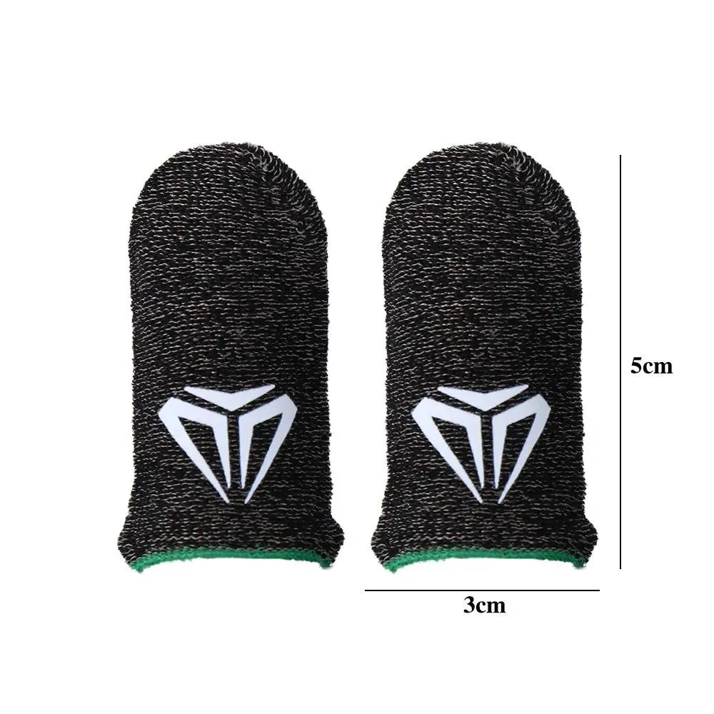 1 Pair Gaming Fingertip Gloves - Sweatproof Touchscreen Finger Sleeves for Mobile Gaming, Breathable Ultra-Thin 0.3mm
