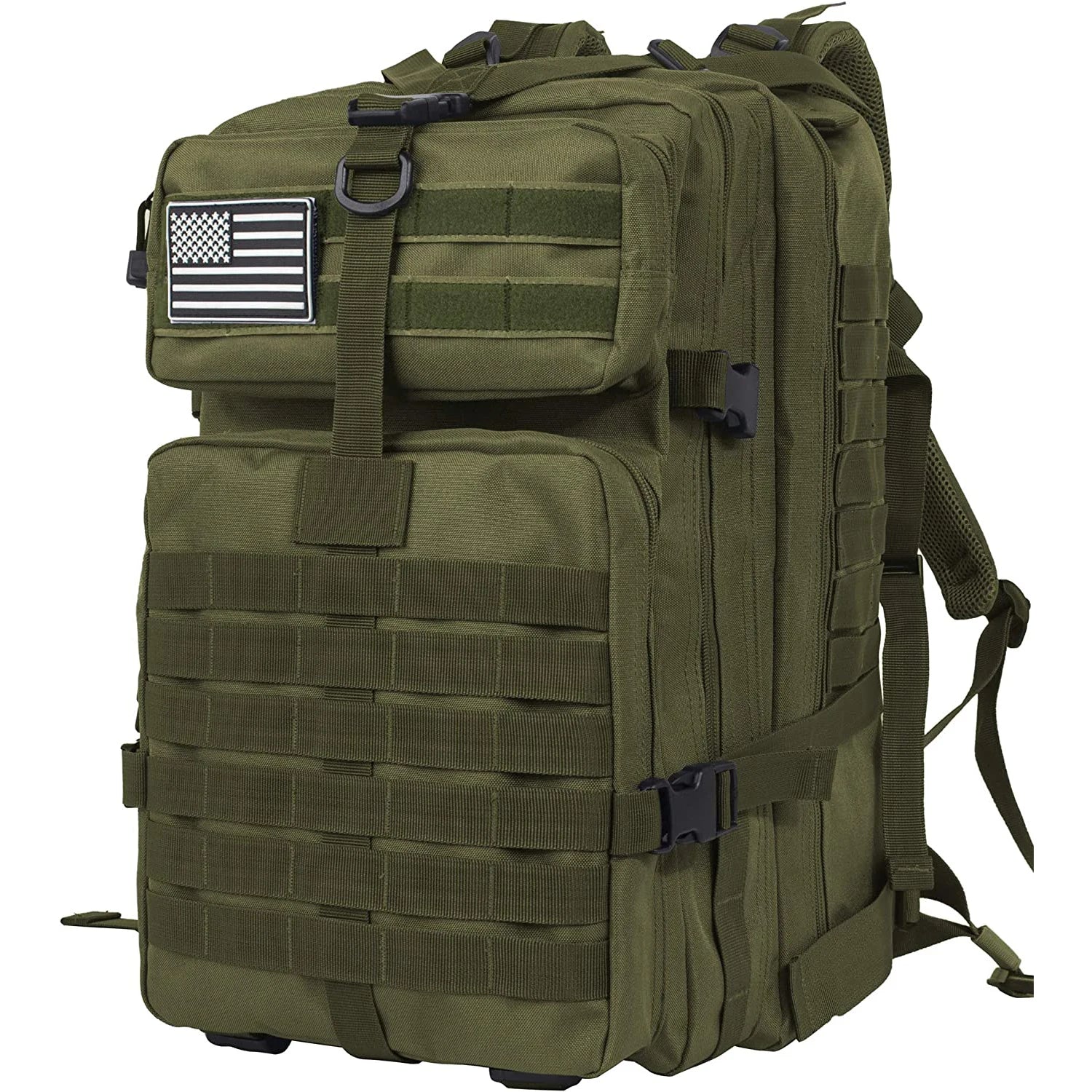 50L Tactical Backpack (≈3050 cu in) - EDC MOLLE Outdoor Travel, Trekking & Hunting Pack