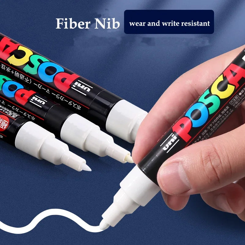 Permanent Acrylic Paint Marker Set – Quick-Dry Opaque Paint Pens for Graffiti, Crafts & Illustration