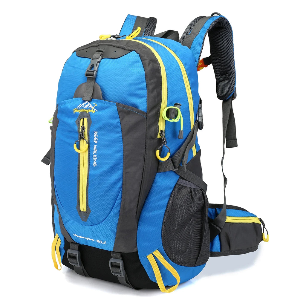 40L Water-Resistant Travel Backpack - Lightweight Hiking & Camping Daypack for Men and Women