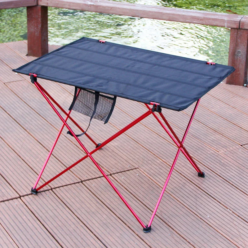 Ultralight Aluminum Folding Camping Table – Portable Roll-Up Picnic & Hiking Table with Carry Bag, Two Sizes (30×22×20.5 in / 76×56×52 cm; 22×17×15.4 in / 56×43×39 cm)