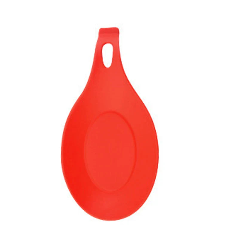 Silicone Spoon Rest – Heat-Resistant Utensil Cushion for Kitchen, Easy-Clean Spoon Holder