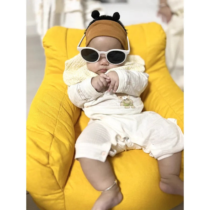 Eco-Friendly Nordic Kids Sofa Chair - Soft Backrest Bean Bag for Toddlers and Kids
