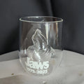 3D Shark Stemless Glass - 8.5 fl oz (250 ml) Novelty Wine, Whiskey & Cocktail Glass