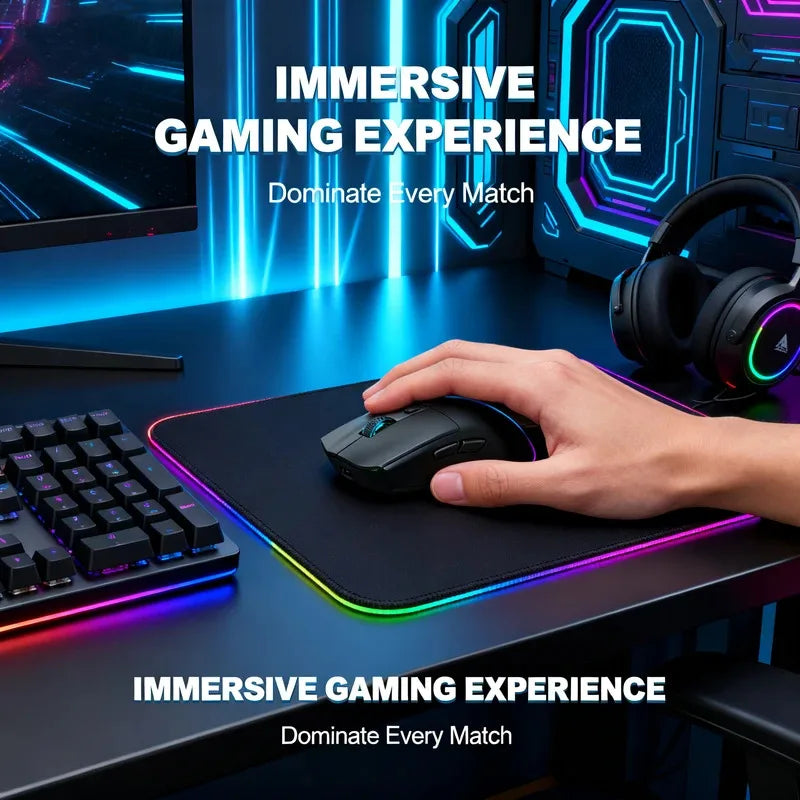 Wireless Ergonomic Gaming Mouse 3-Level DPI Dual-Mode Connection Magnetic Charging Dock