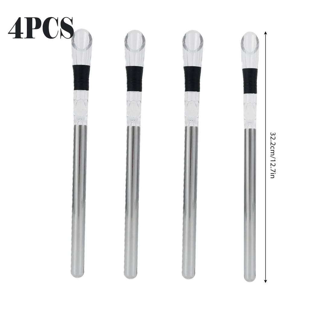 3-in-1 Stainless Steel Wine Chiller Rod 12.7 in (32.2 cm) - Aerator, Pourer & Ice Stick for Wine & Beer