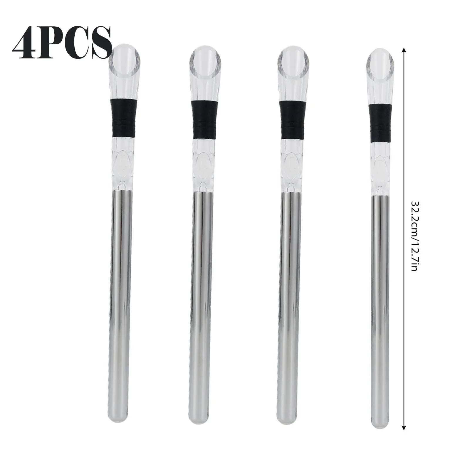 3-in-1 Stainless Steel Wine Chiller Rod 12.7 in (32.2 cm) - Aerator, Pourer & Ice Stick for Wine & Beer