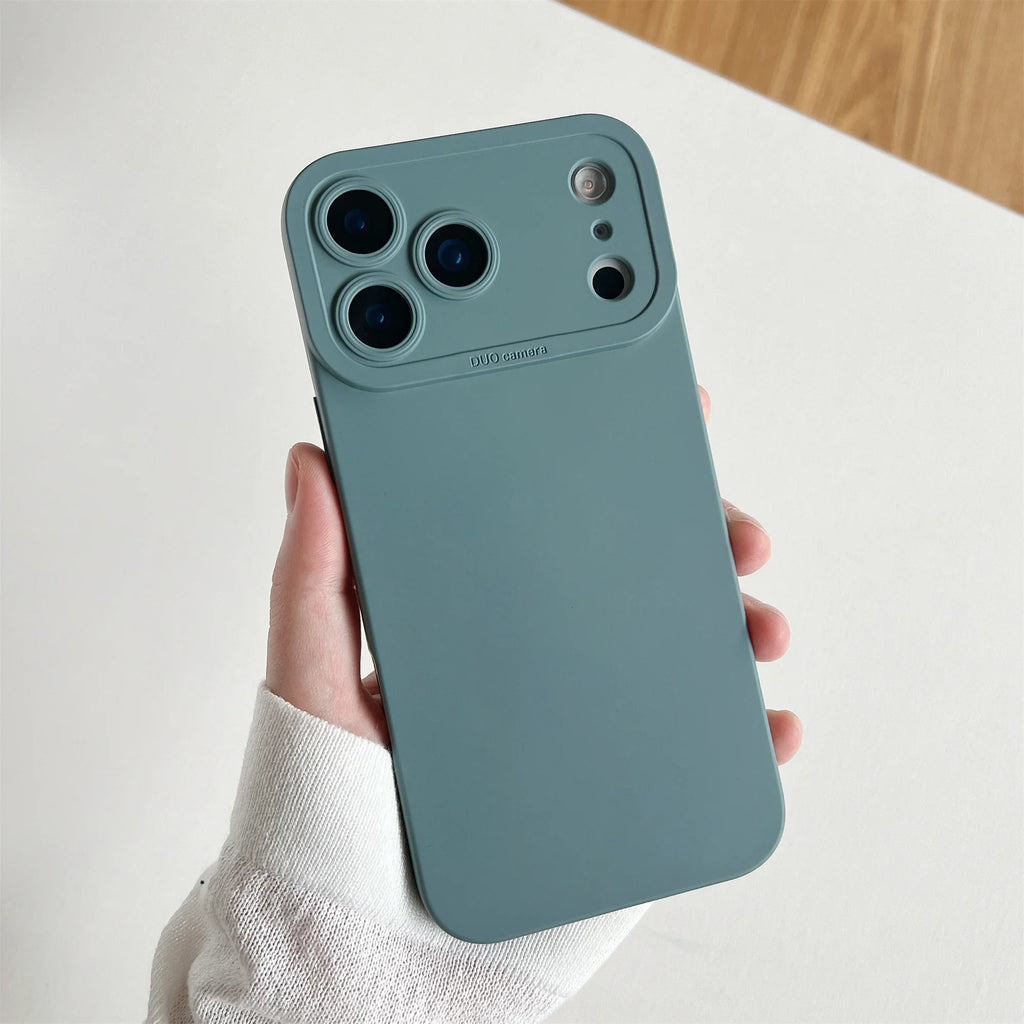 For iPhone 17 16 Pro Max iPhone 17 Air iPhone 16 Plus Case funda Shockproof Cover Promotion TPU Soft Luxtury Silicone Phone Case