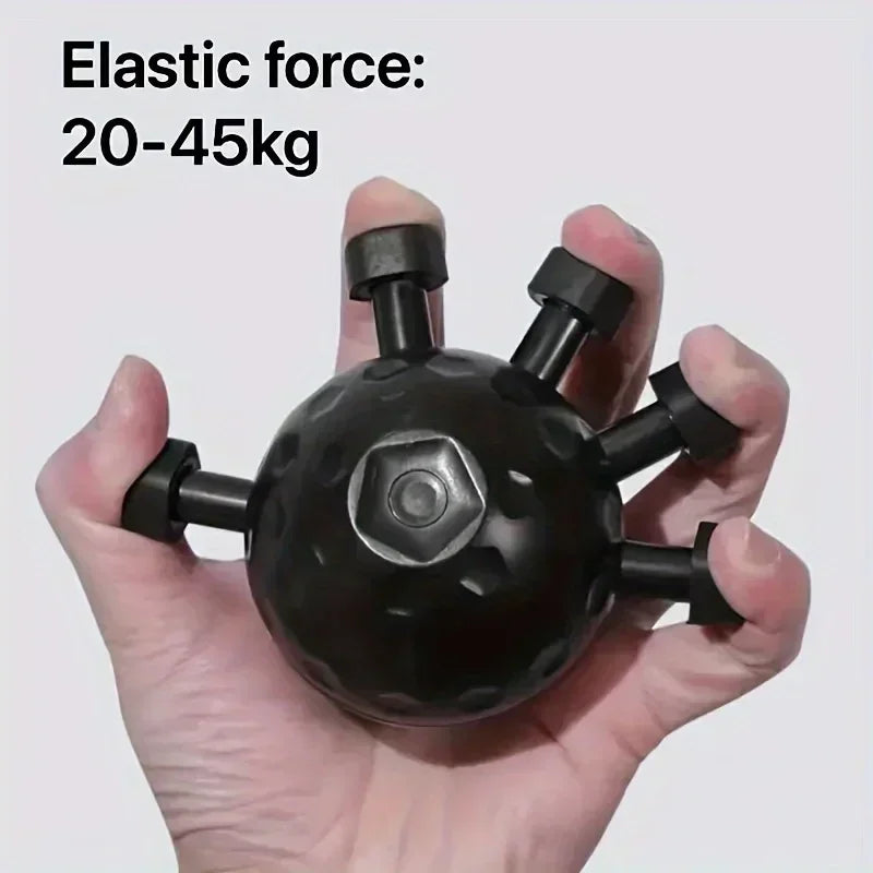 Finger Exerciser Hand Grip Strengthener - Portable Finger Trainer for Rock Climbing, Musicians and Hand Therapy