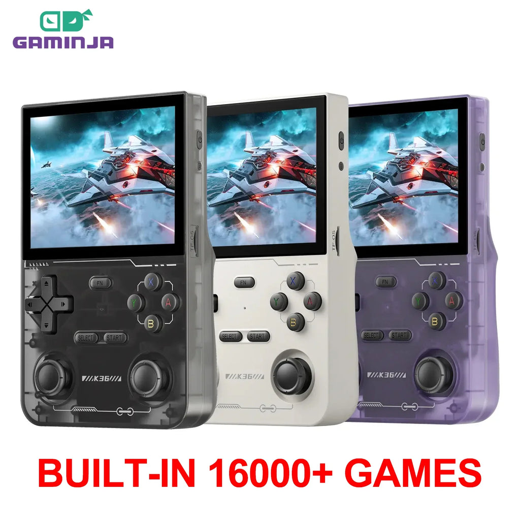 3.5-inch (8.9 cm) IPS Handheld Game Console, 64GB Built-in, 16,000+ Retro Games, Type-C Charging