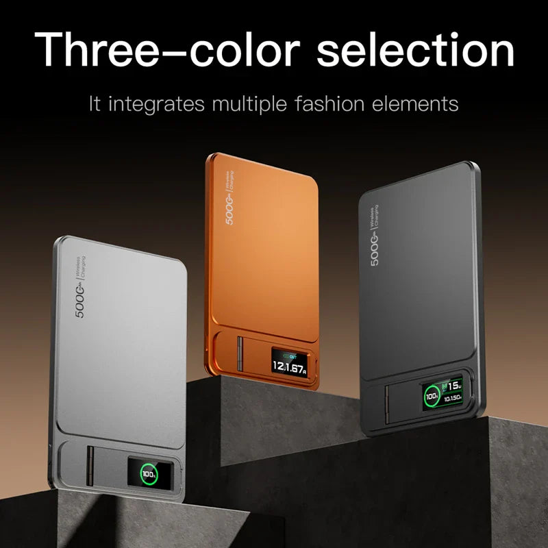 200,000mAh Slim Magnetic Power Bank — MagSafe-Compatible Wireless 20W Fast Charging Portable Battery