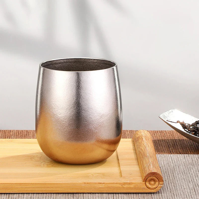 Double-Wall Titanium Insulated Mini Coffee Mugs & Whiskey Tumblers – Teacups (4 oz / 120 ml, 8.8 oz / 260 ml, 13.5 oz / 400 ml)