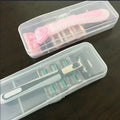 Portable Transparent Razor Case – Travel Shaver Storage & Protective PP Organizer