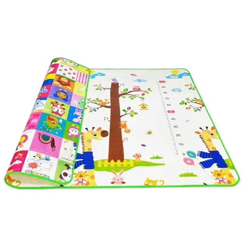 Baby Play Mat Foam Crawling Activity Gym Rug – Non-Toxic EPE, Double-Sided, Foldable (Available in 5 Sizes)