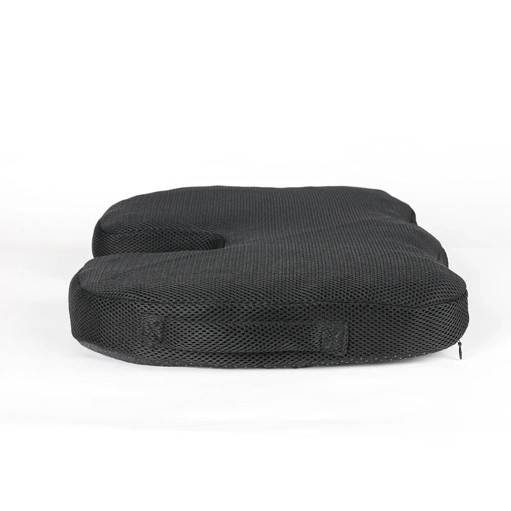 U-Shaped Memory Foam Seat Cushion – Breathable Wave Massage Cushion for Coccyx & Buttock Pressure Relief (45×36×6 cm / 17.7×14.2×2.4 in)
