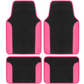 4-Piece Universal Car Floor Mats Set – Suede-Style Synthetic Carpet Liners for Cars, SUVs & Vans, Anti-Slip, Easy-Clean