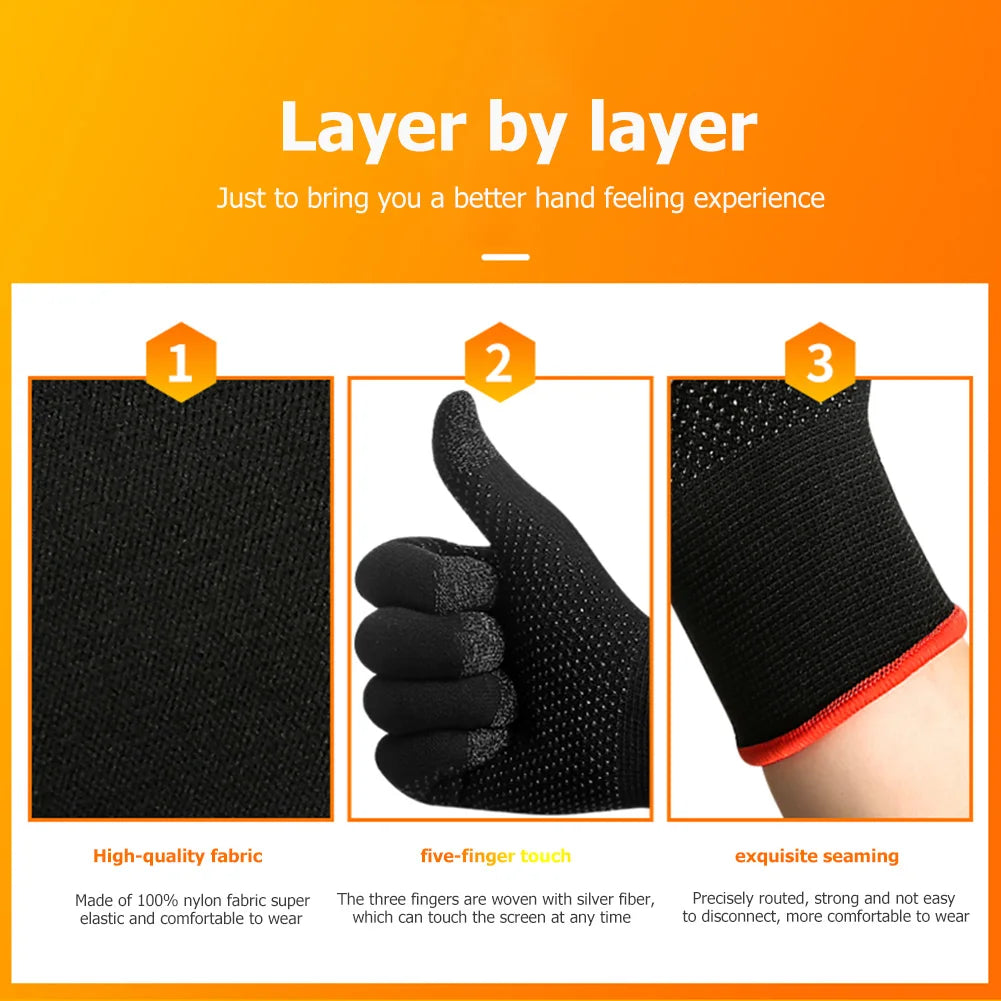 Unisex Touchscreen Knit Gloves — Anti-Slip Thermal, Breathable & Sweatproof (One Size) for Gaming, Cycling & Outdoor