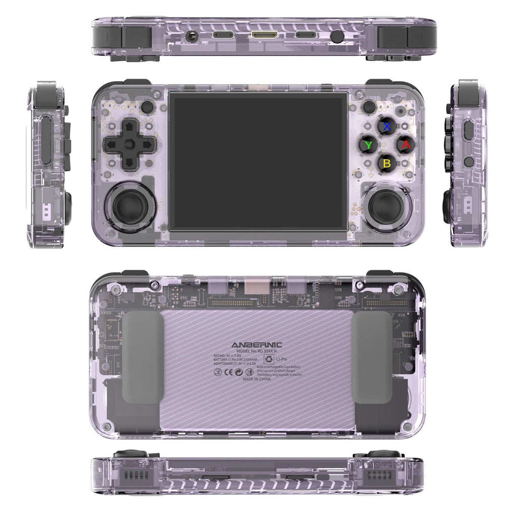 Handheld Retro Game Console 3.5-Inch (89 mm) IPS Screen HDMI Output Linux Emulator 3300mAh 10,000+ Games TF up to 512GB Kids Gift