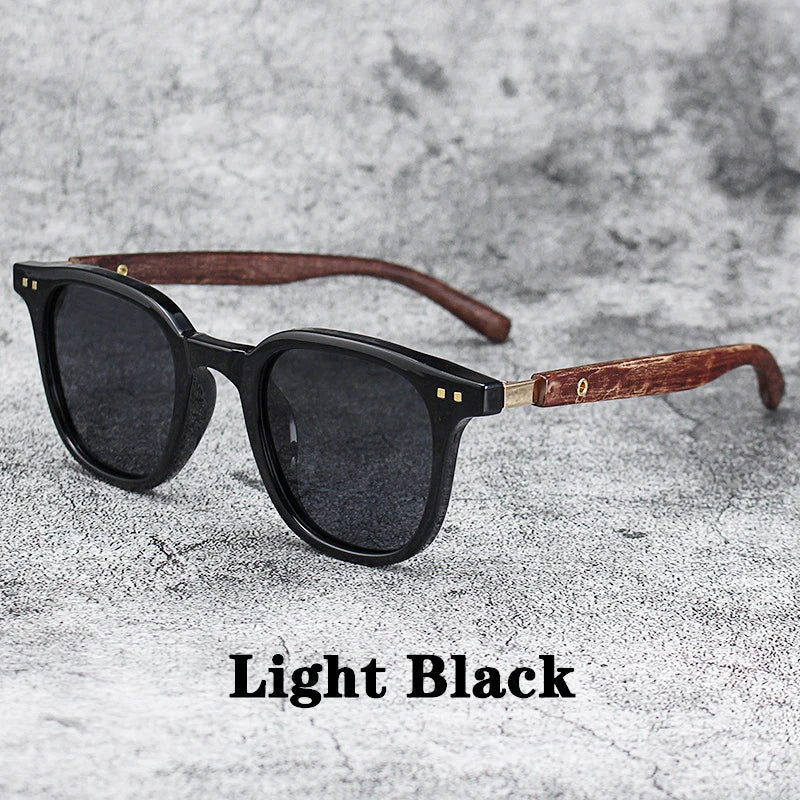 Men’s Vintage PC Frame Sunglasses - Classic Brand Driving Eyewear with Coating Lens