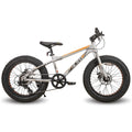 20-Inch (500mm) Kids Fat Tire Mountain Bike – 7-Speed, Dual Disc Brakes, Ages 5+
